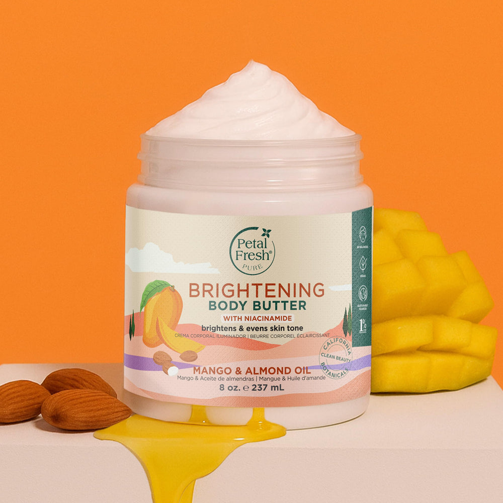 Petal Fresh dollop on hand showing quick-absorbing, non-greasy finish