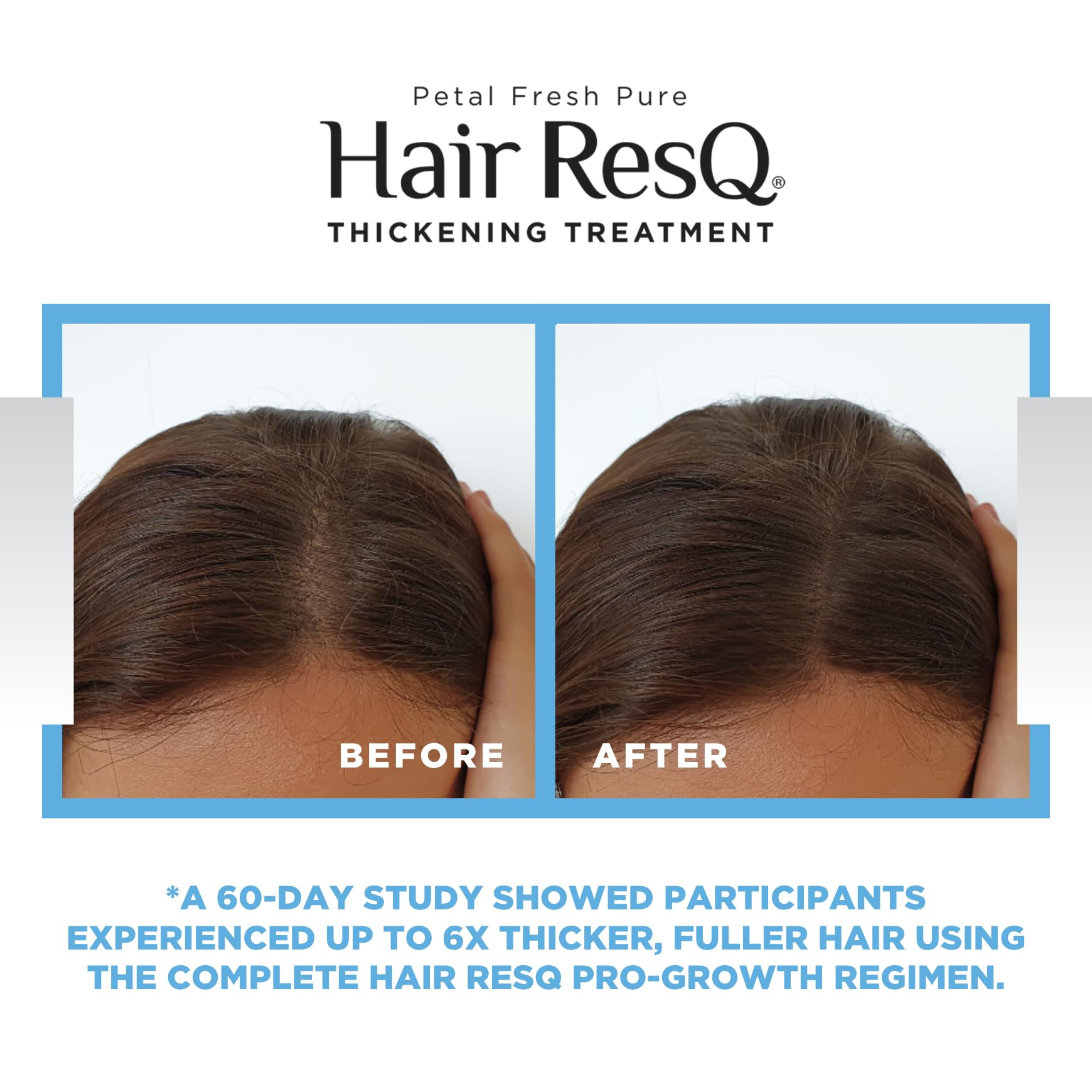 Petal Fresh mist texture in air demonstrating lightweight volumizing benefit