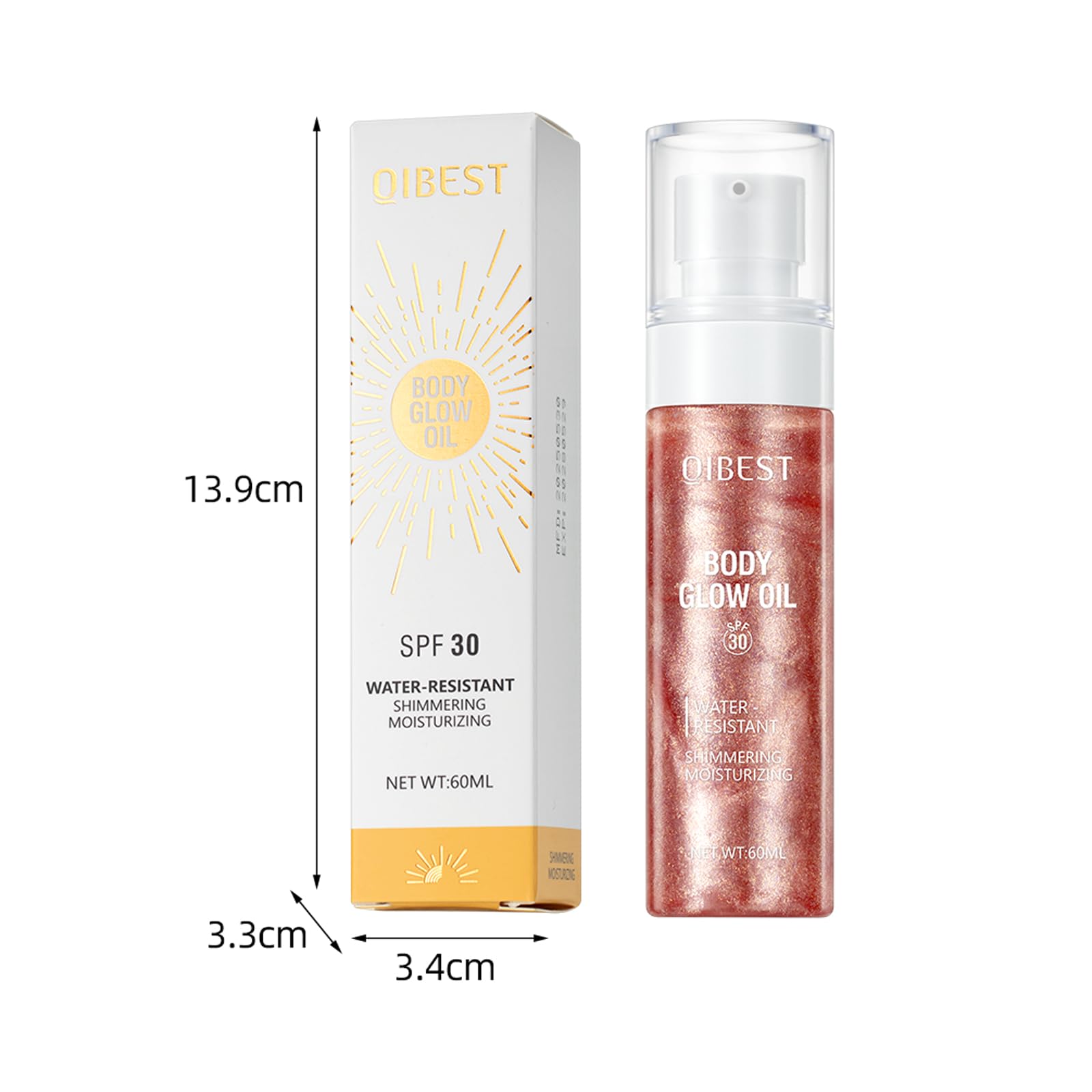 Petansy 2.03 fl oz bottle next to sunglasses showing travel-friendly convenience benefit