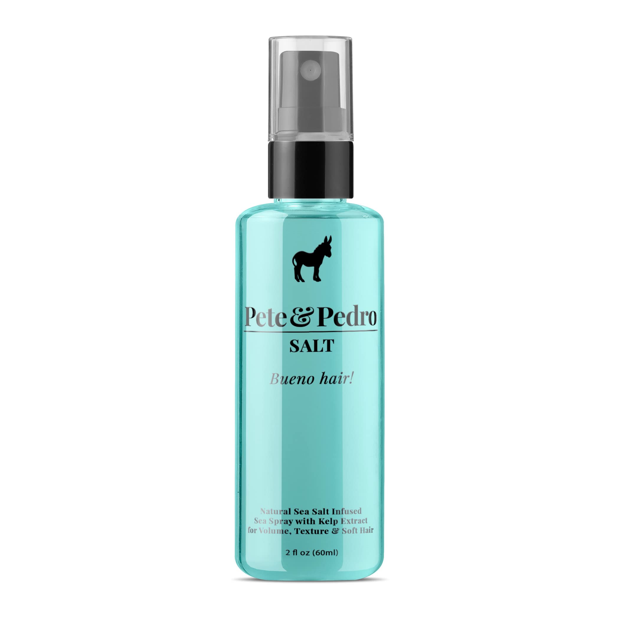 Pete & Pedro bottle front view showing clean branding and volume benefit