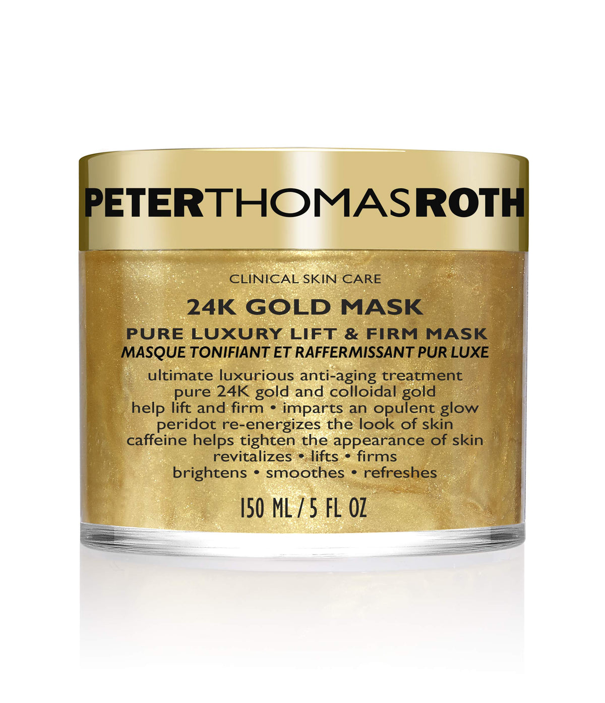 Peter Thomas Roth jar front view showing luxe packaging and brightening benefit
