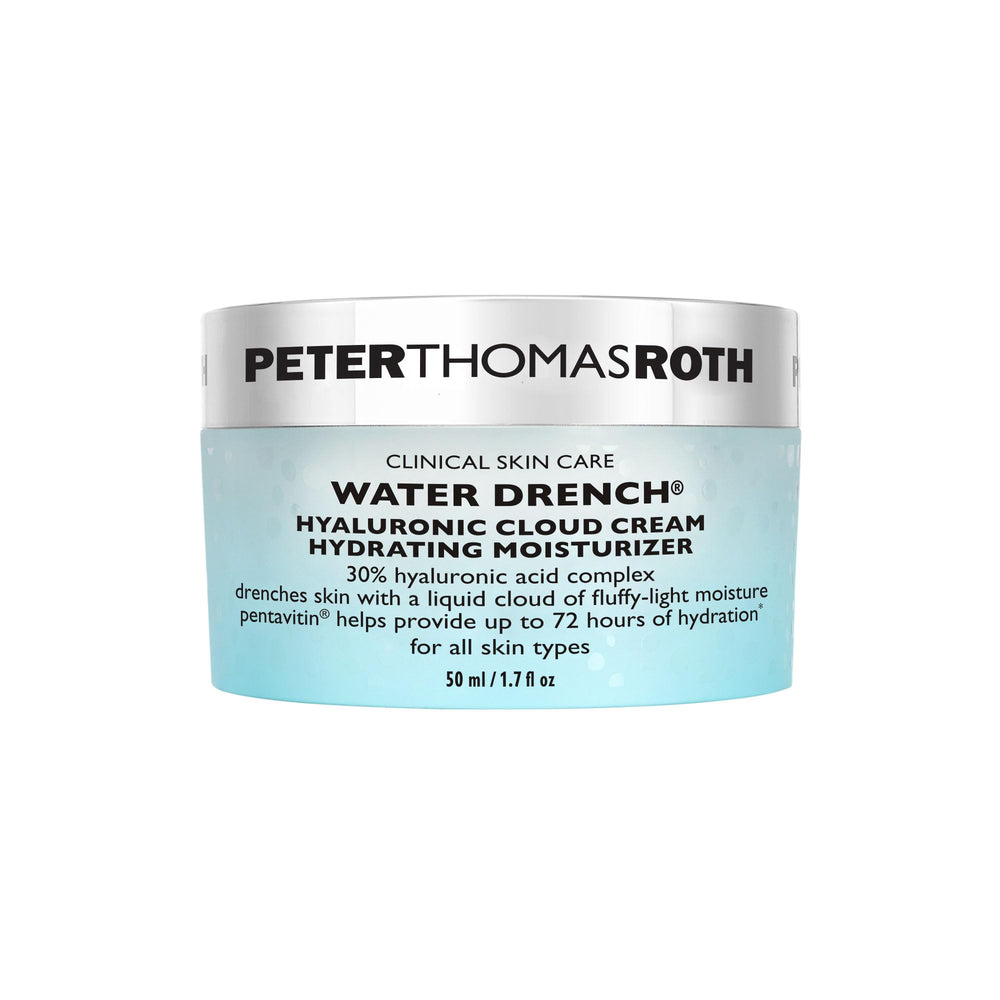Peter Thomas Roth jar front view showing refillable design and brand benefit