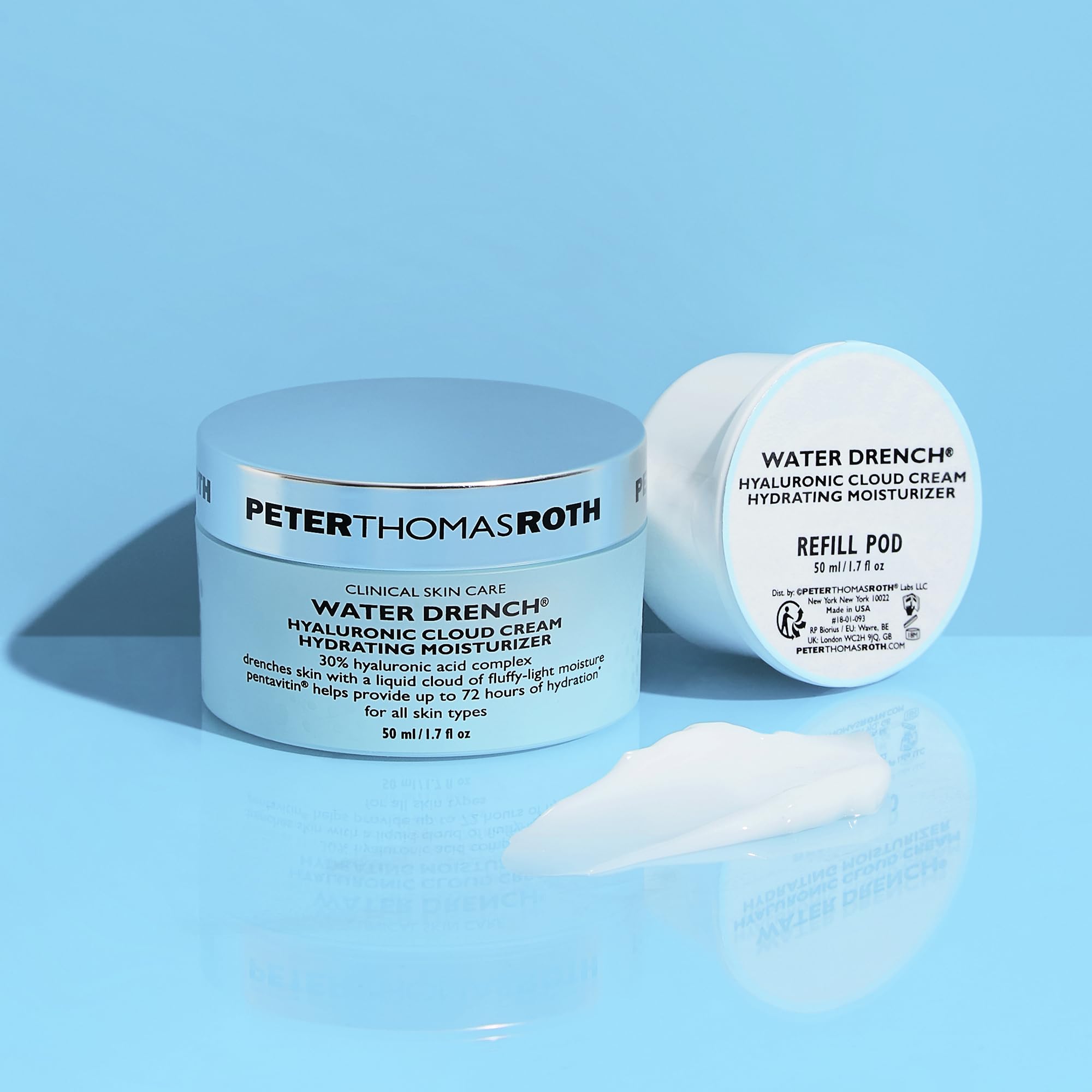 Peter Thomas Roth close-up of cream texture highlighting airy, weightless hydration
