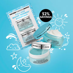 Peter Thomas Roth cloud cream texture swipe showing lightweight hydration
