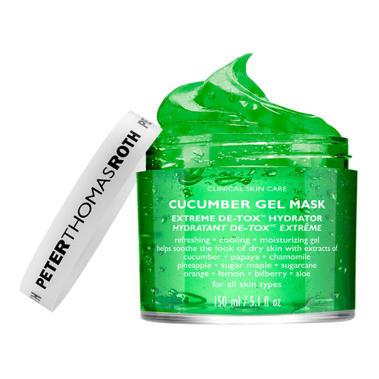 Peter Thomas Roth front jar showing label and size benefits soothing