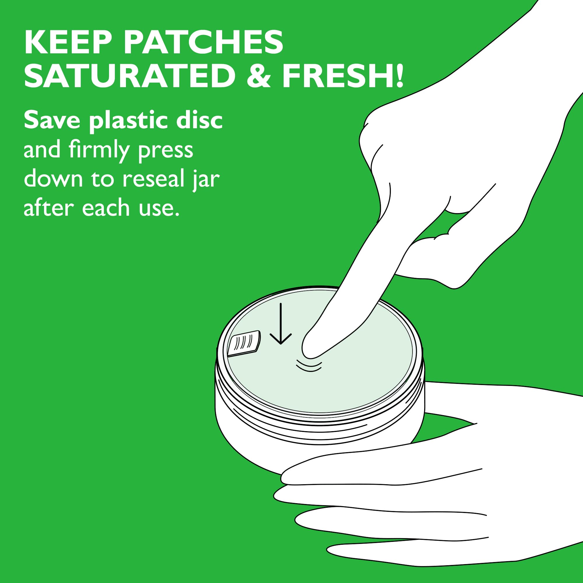 Peter Thomas Roth single patch on a surface showing shape and adhesive comfort