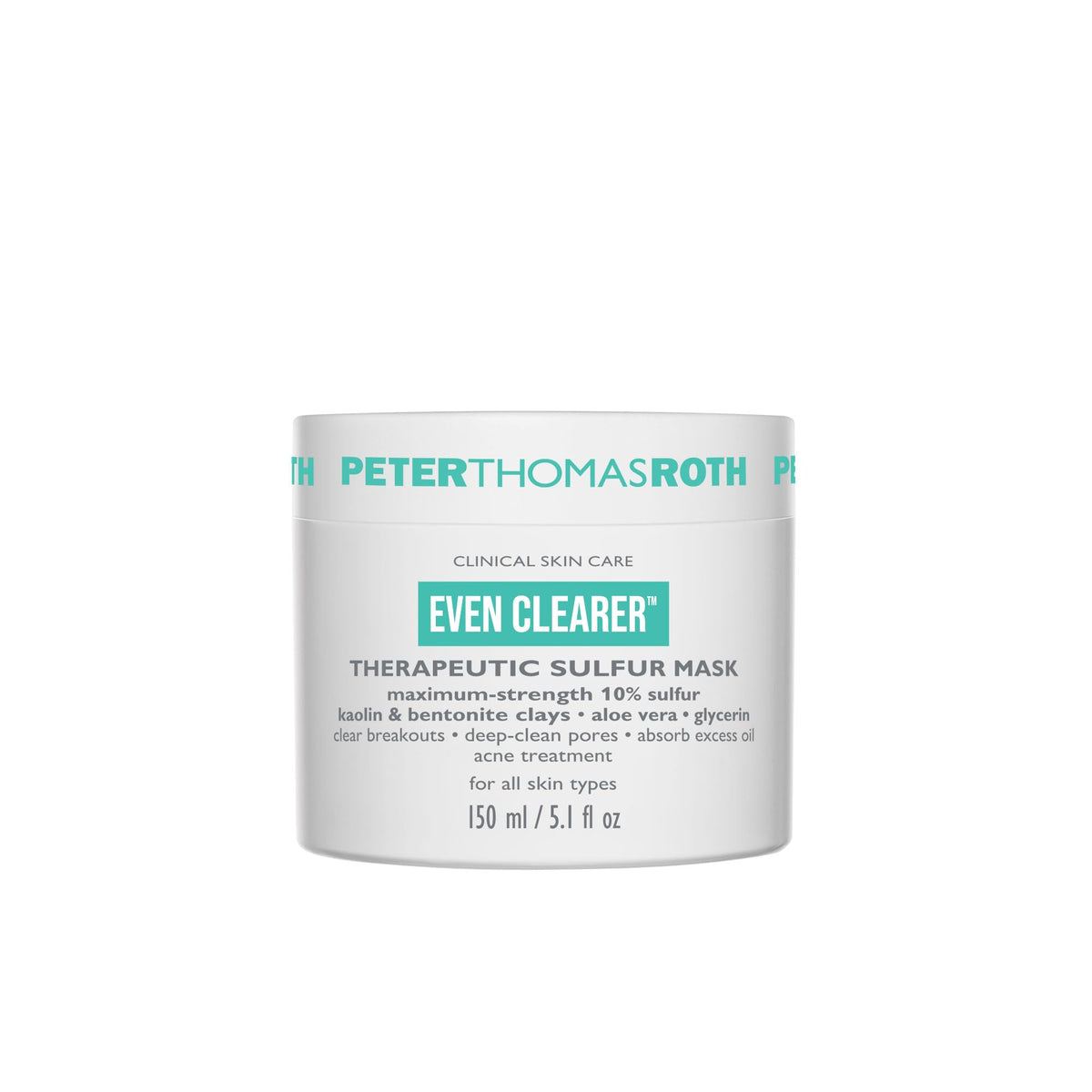 Peter Thomas Roth front packaging showing product and benefit of clarifying pores