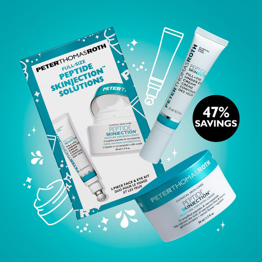 Peter Thomas Roth under-eye cream tube close-up highlighting precision applicator and lightweight feel