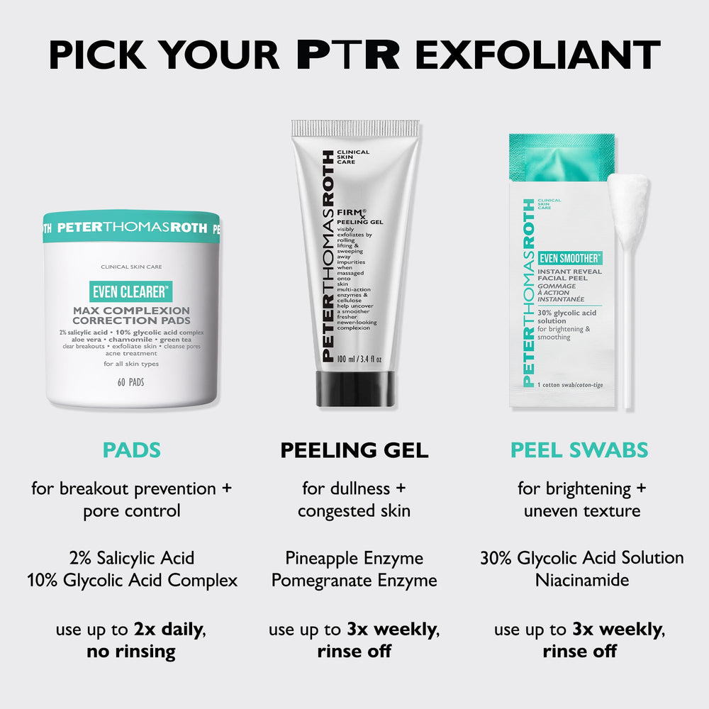 Peter Thomas Roth product staged in bathroom setting illustrating everyday skincare routine