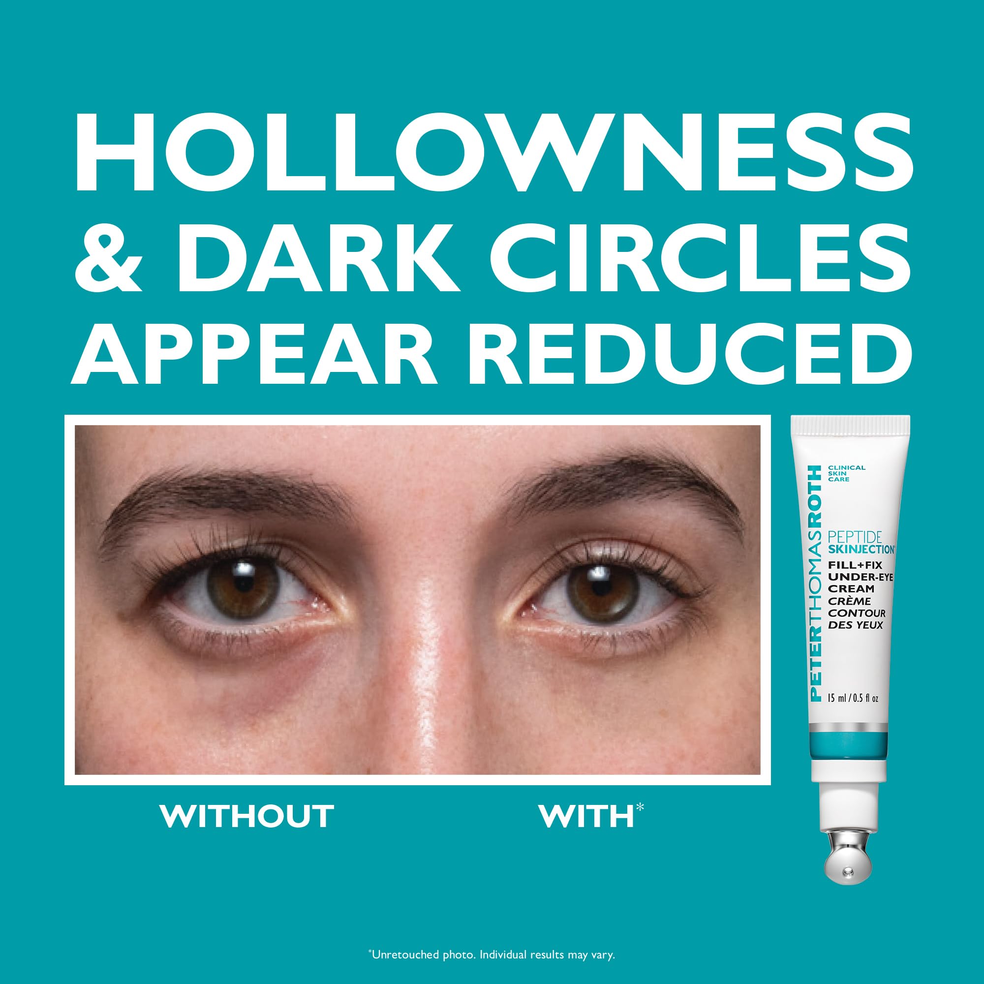 Peter Thomas Roth ingredients label highlighting peptide complex information for informed shoppers