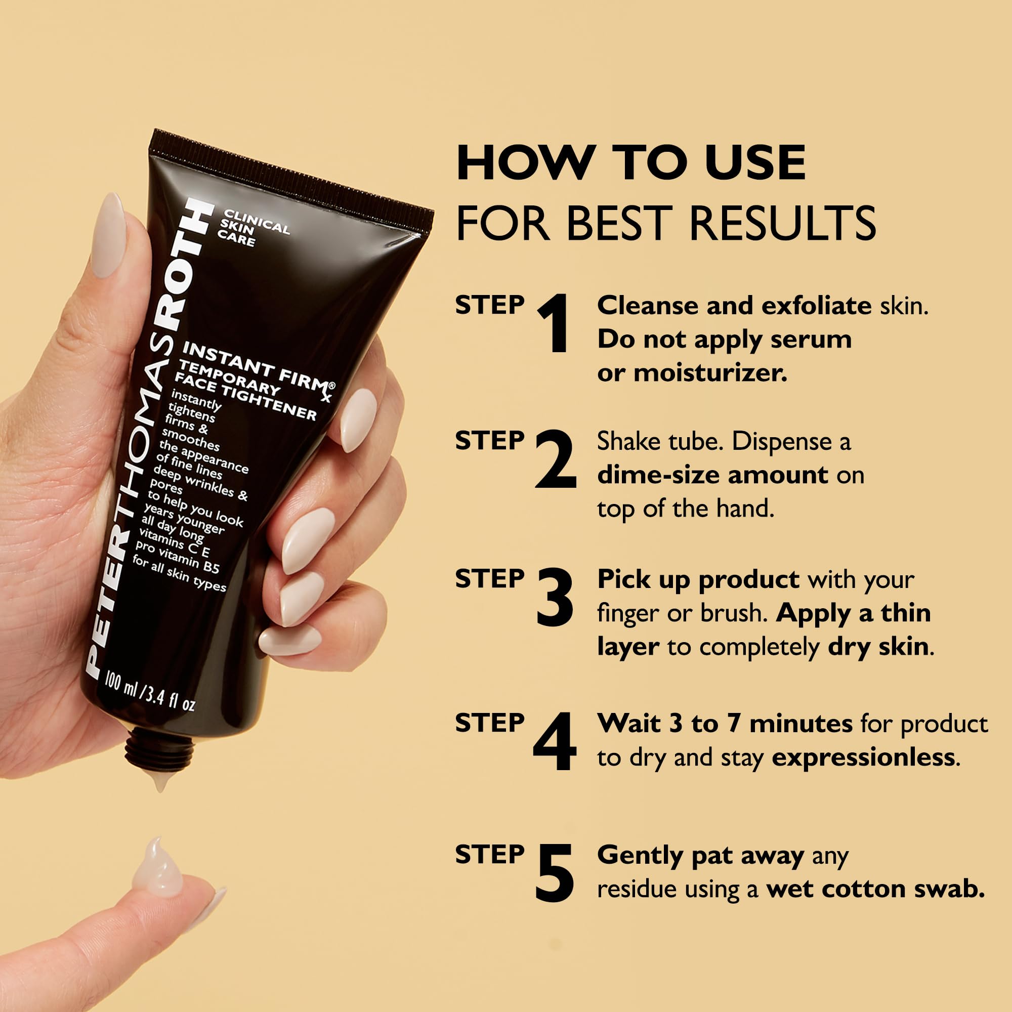 Peter Thomas Roth before and after comparison highlighting reduced lines benefit