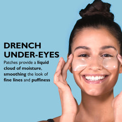 Peter Thomas Roth open jar showing gel patches and hydrating contents for smooth skin
