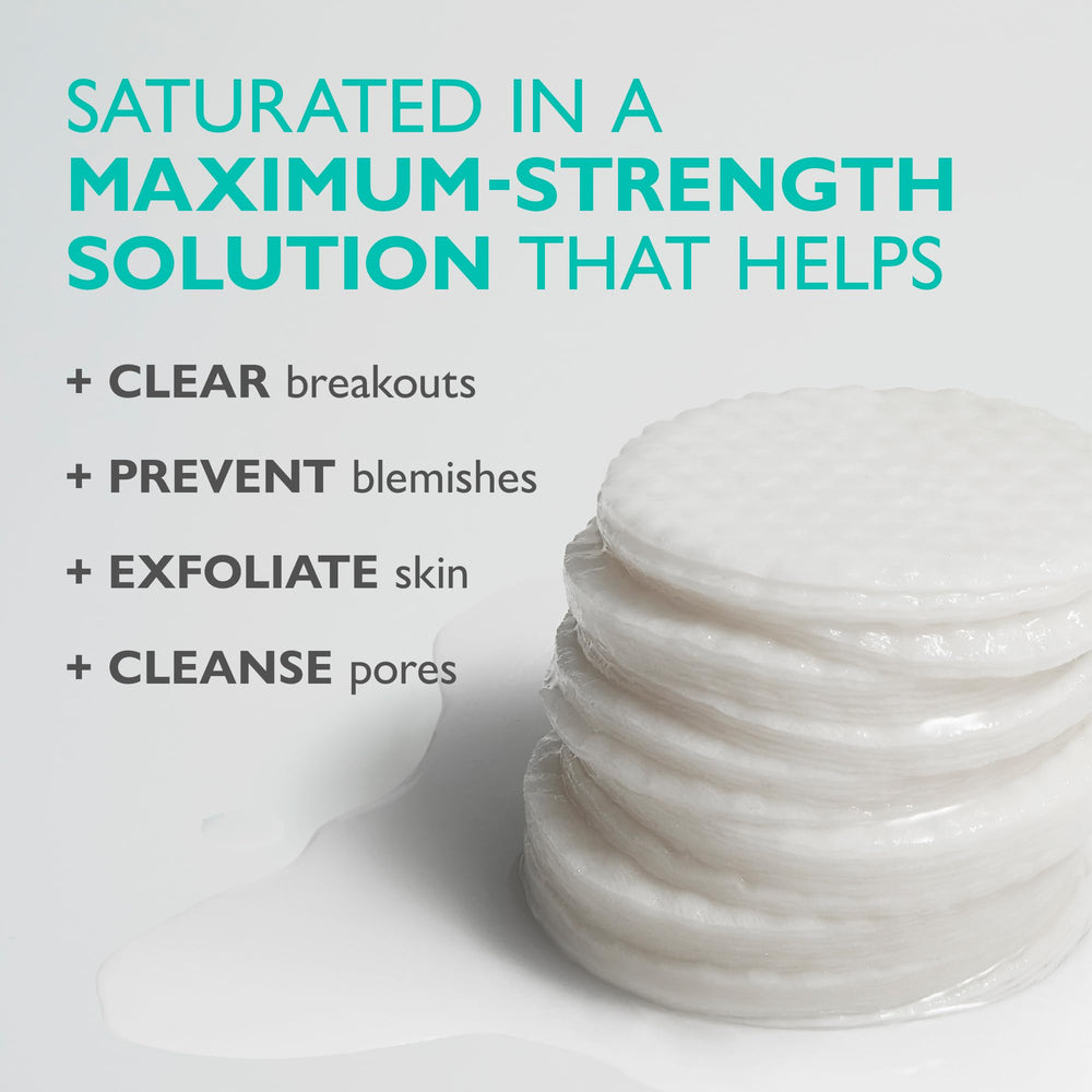 Peter Thomas Roth pad saturated with solution demonstrating ready use