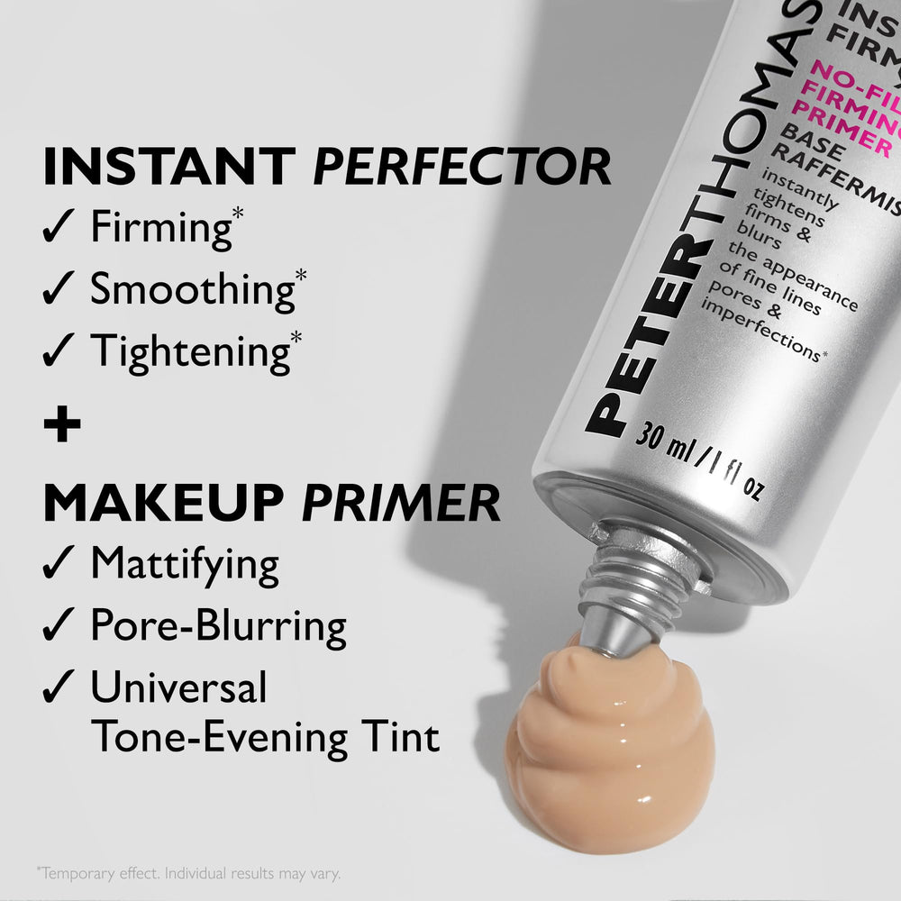 Peter Thomas Roth primed skin before and after for blurred pores
