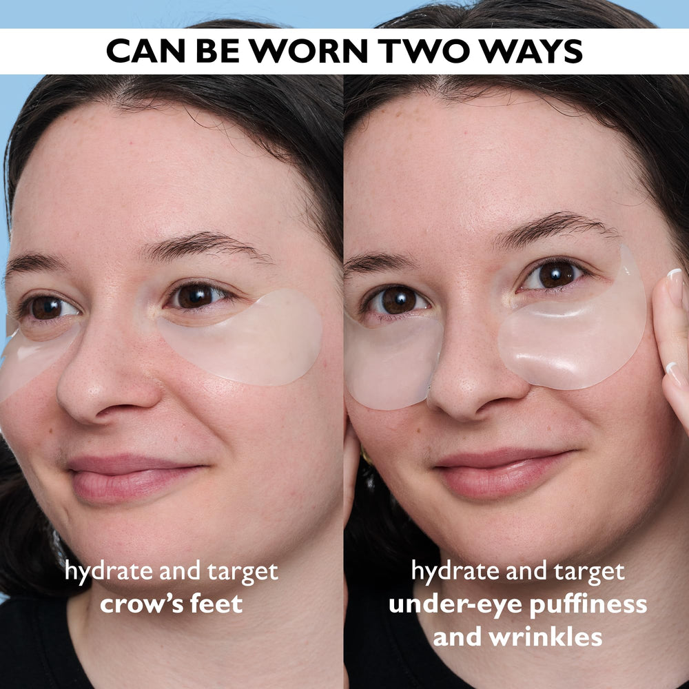 Peter Thomas Roth close-up of a single hydrogel patch highlighting cool texture