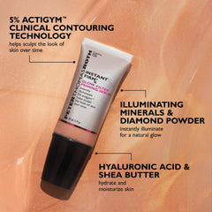 peter thomas roth bottle held beside everyday items showing size and travel-friendly benefit