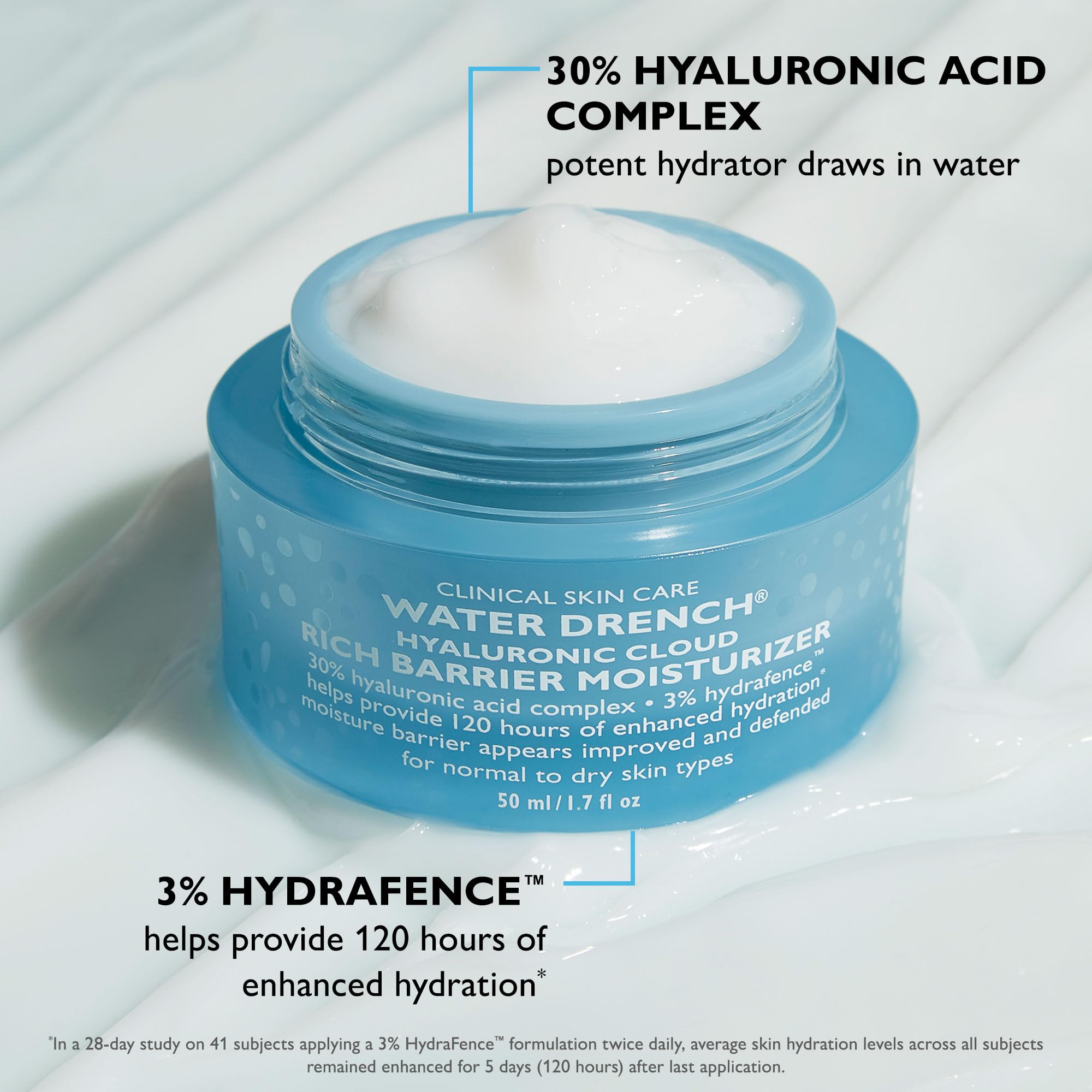 Peter Thomas Roth before and after skin comparison showing improved hydration and plumpness