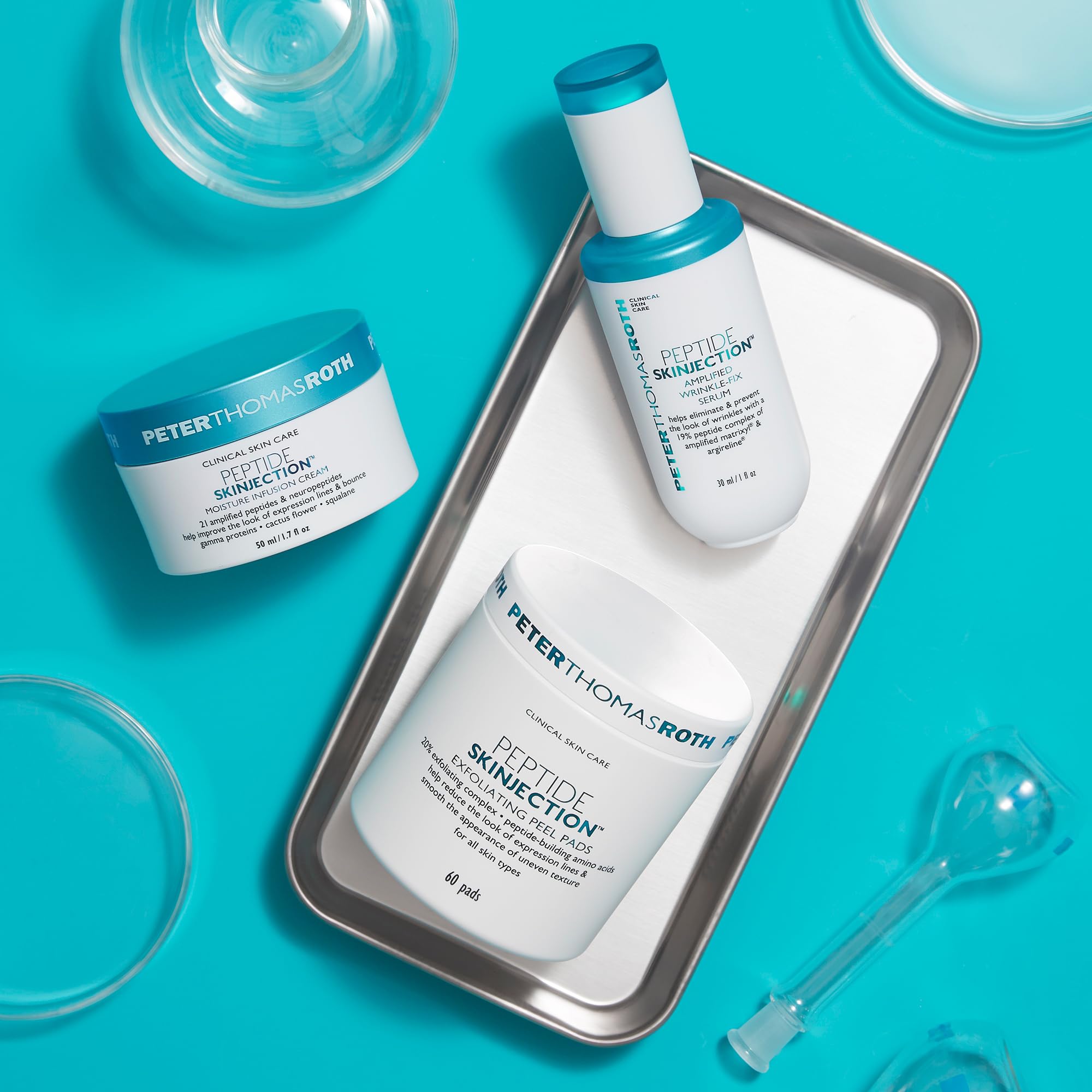 Peter Thomas Roth product staged in bathroom to illustrate daily routine use