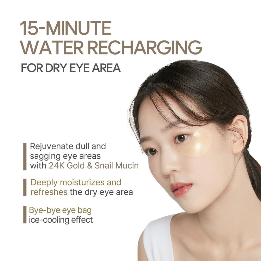 Petitfee application under eye demonstrating fit and cooling comfort