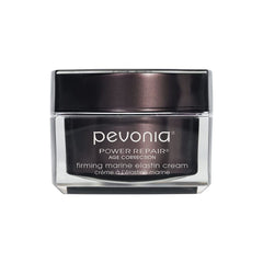 Pevonia front jar showing firming cream texture and hydrating benefit