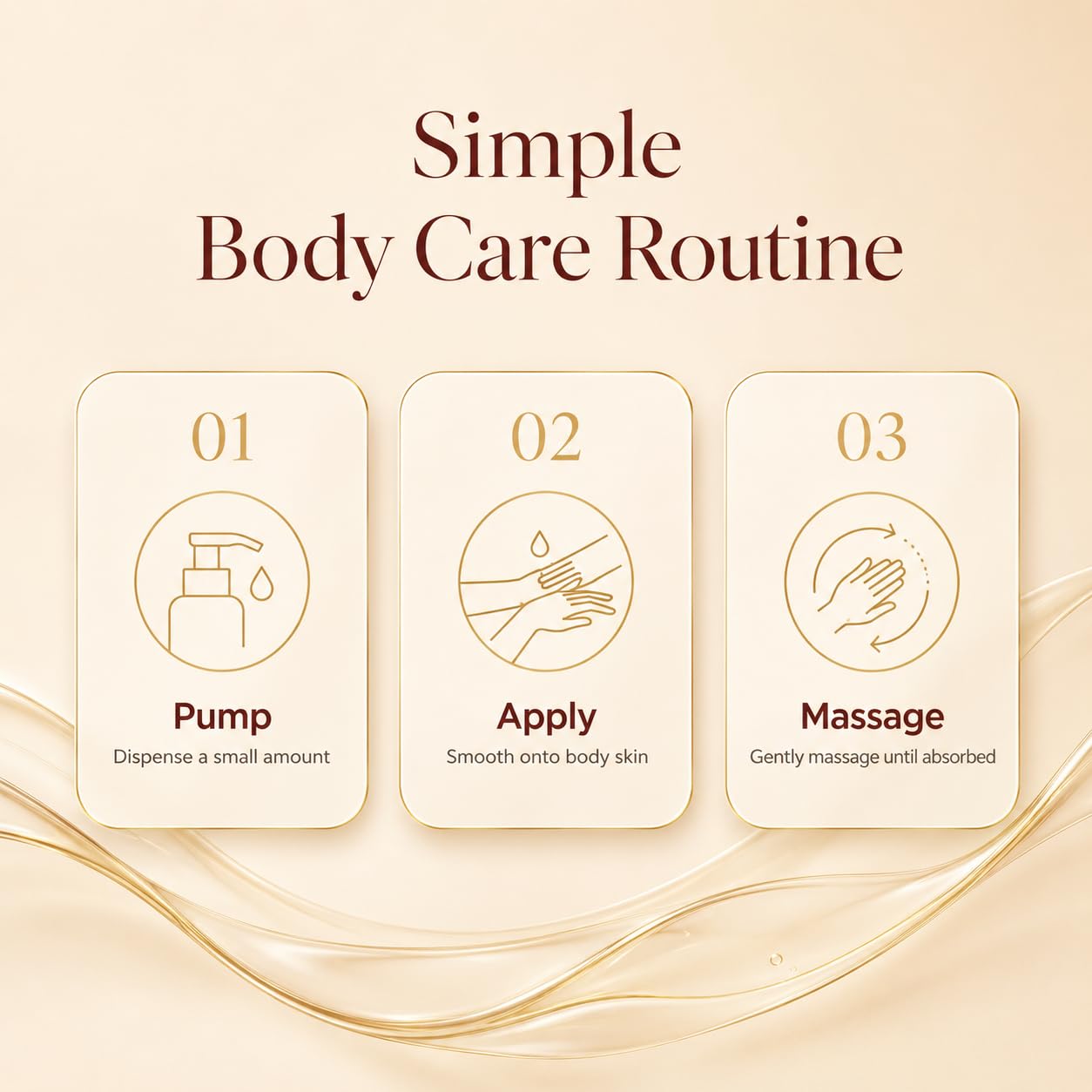 pewatul leg and arm moisturizing scene illustrating smoother skin