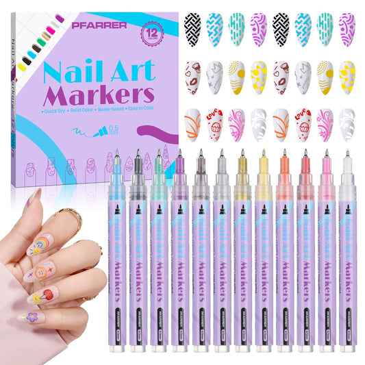 PFARRER front packaging showing 12 colors, clear contents and gift-ready appeal