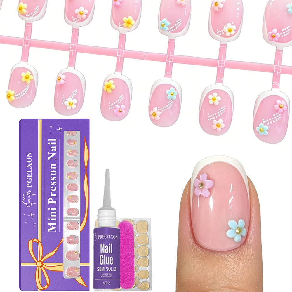PGELXON front packaging showing full kids nail kit and gift box benefit convenience