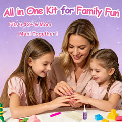 PGELXON lifestyle image of girl at party wearing nails for festive look