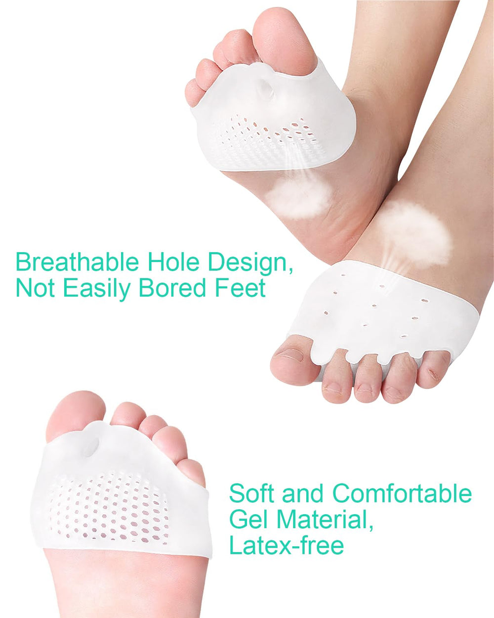 PGRODE in-shoe demonstration showing discreet fit and pressure relief