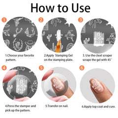 PH PandaHall finished western-themed manicure in a lifestyle setting for inspiration