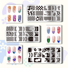 PH PandaHall stamper picking up plaid design for quick application