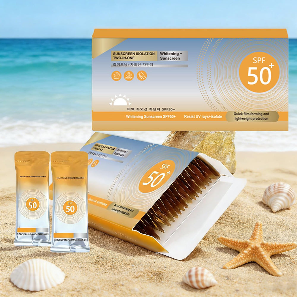 Phanund back label showing SPF50+ information and storage guidance
