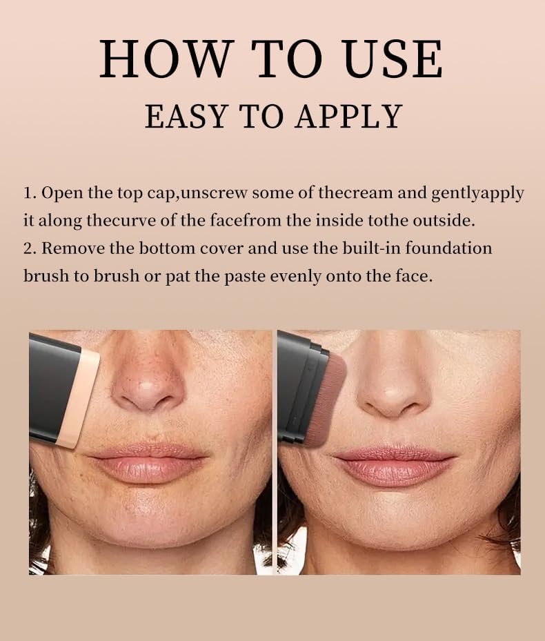 Phanund size comparison next to lipstick showing portable scale for on-the-go touch-ups