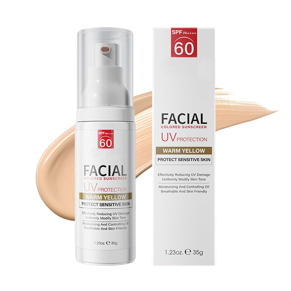 Phanund front tube of tinted SPF 60 showing compact packaging and daily convenience