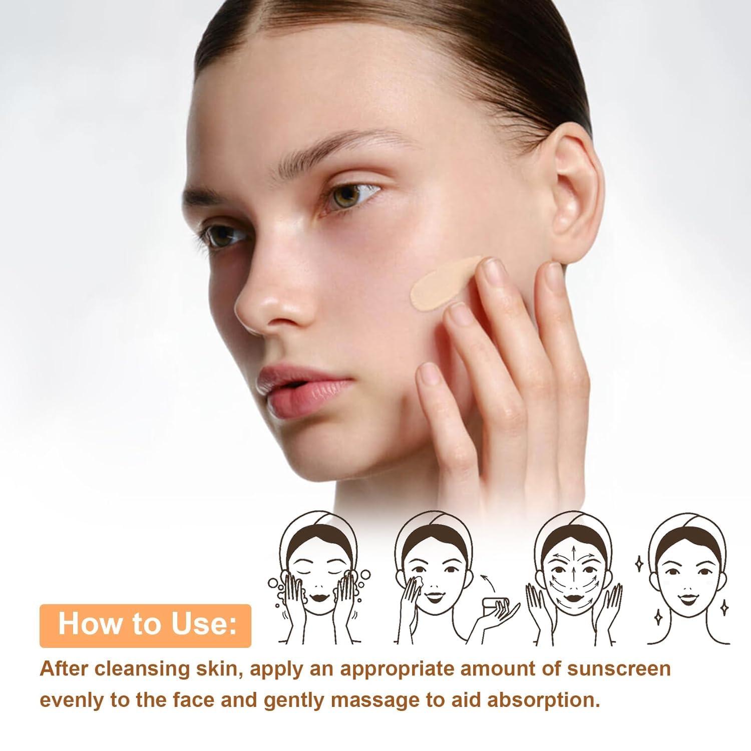 Phanund lifestyle shot outdoors illustrating daily sun protection and dewy glow