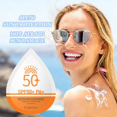 Phanund single packet opened to reveal lightweight sunscreen for easy application