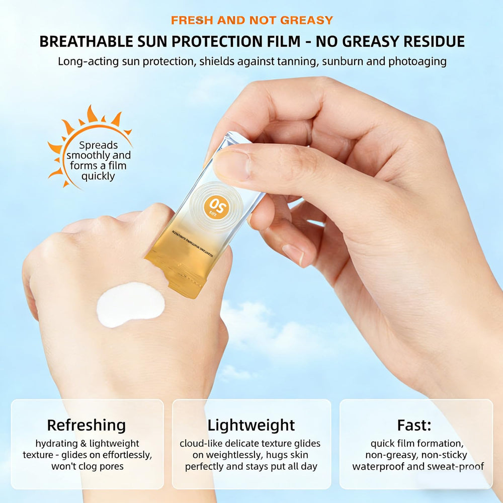 Phanund sunscreen being applied on hand for quick reapplication benefit