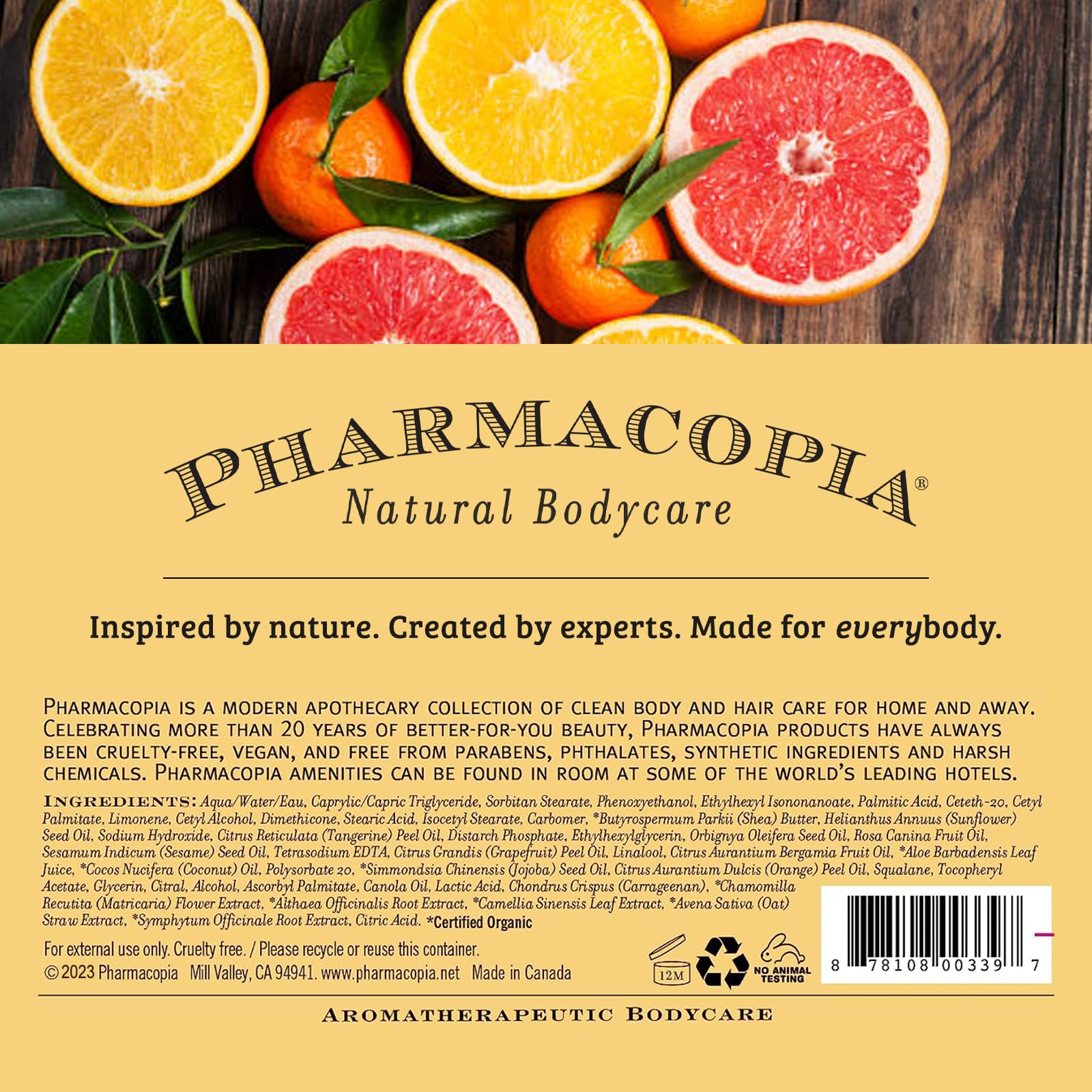 Pharmacopia lifestyle bathroom setup conveying freshness and daily routine