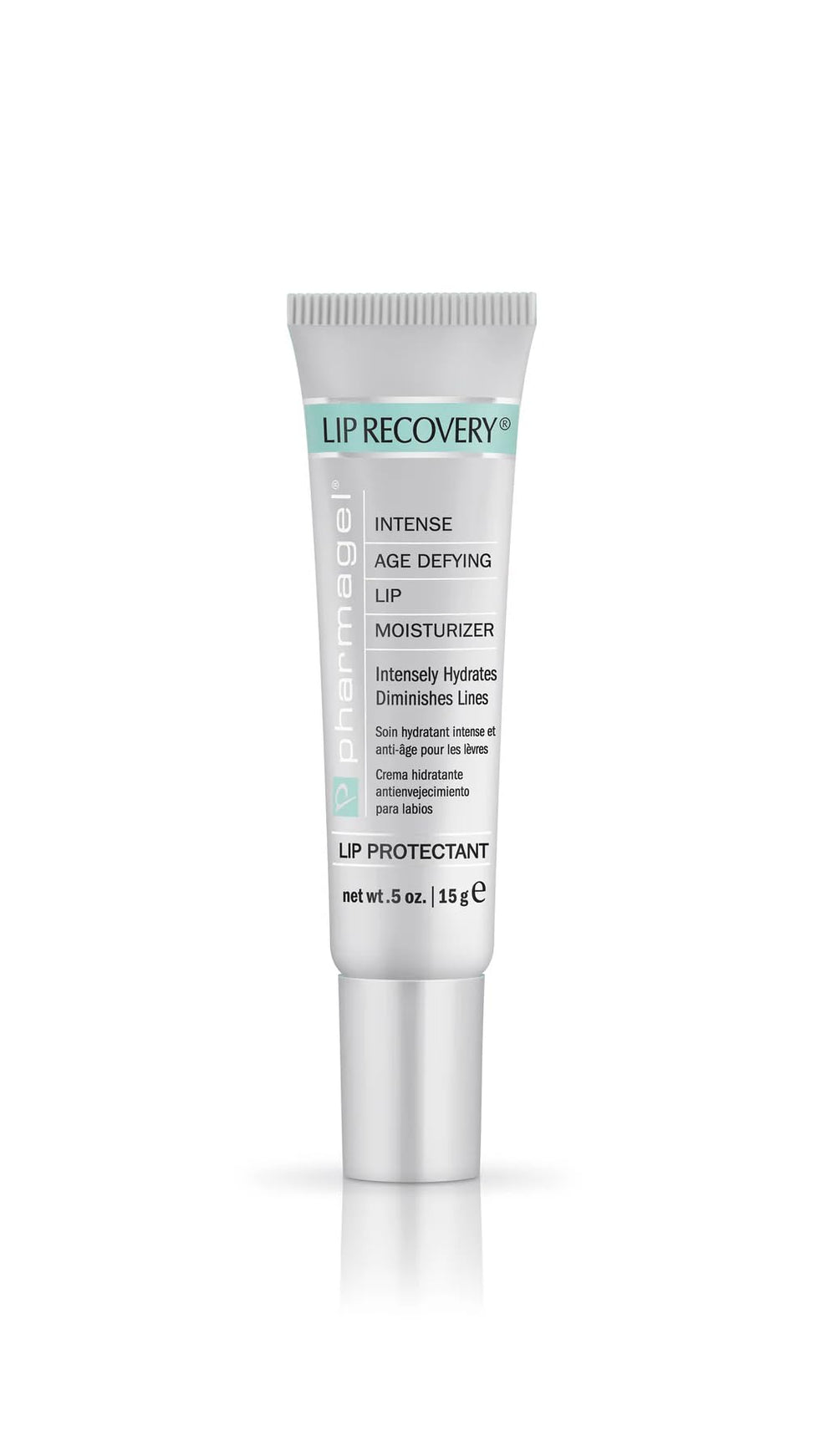 Pharmagel size comparison 0.5 oz compact travel-ready lip treatment