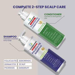 PHARMBANNER shampoo label close-up highlighting active Hexamidine