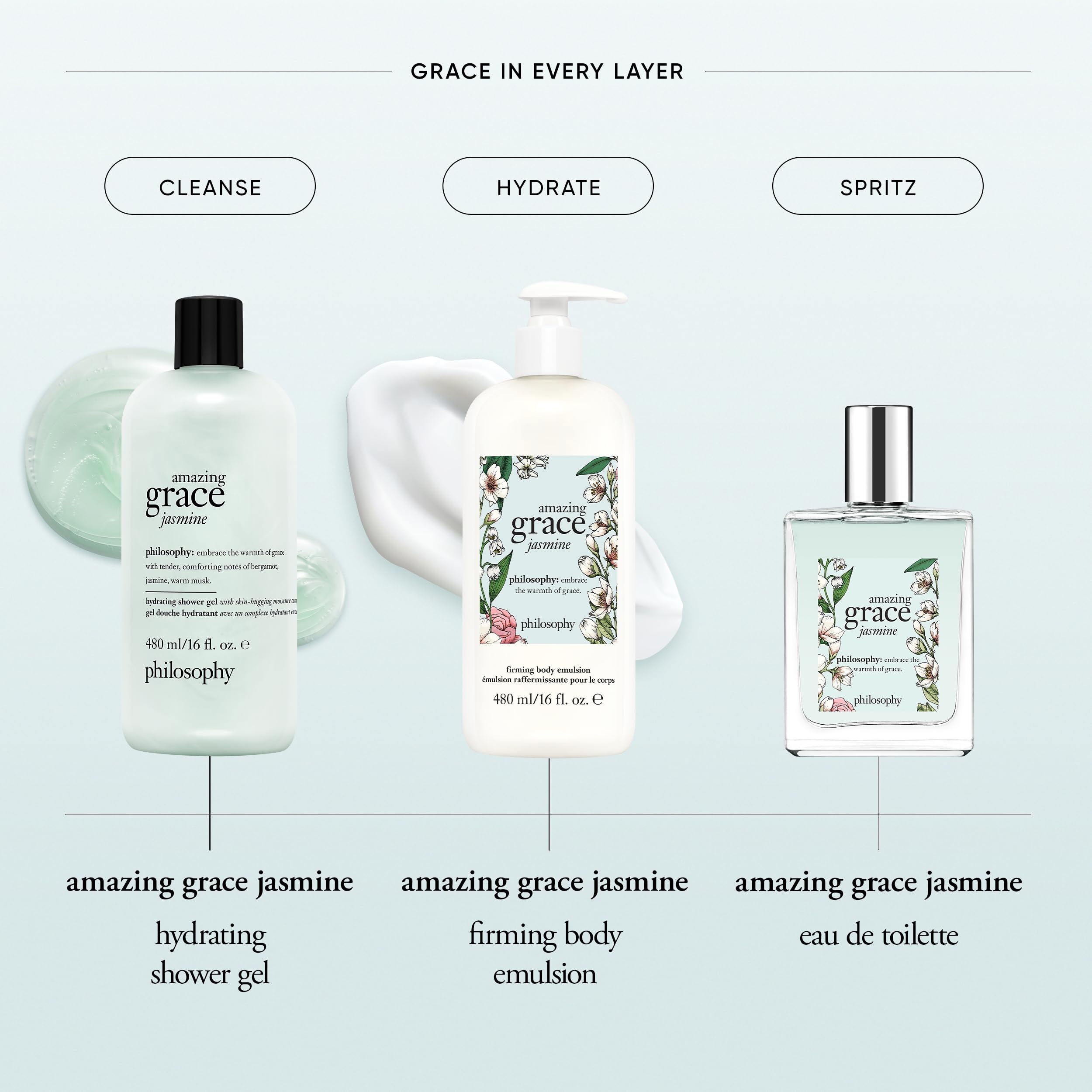 philosophy creamy lather on hand demonstrating gentle cleanse and hydration benefit