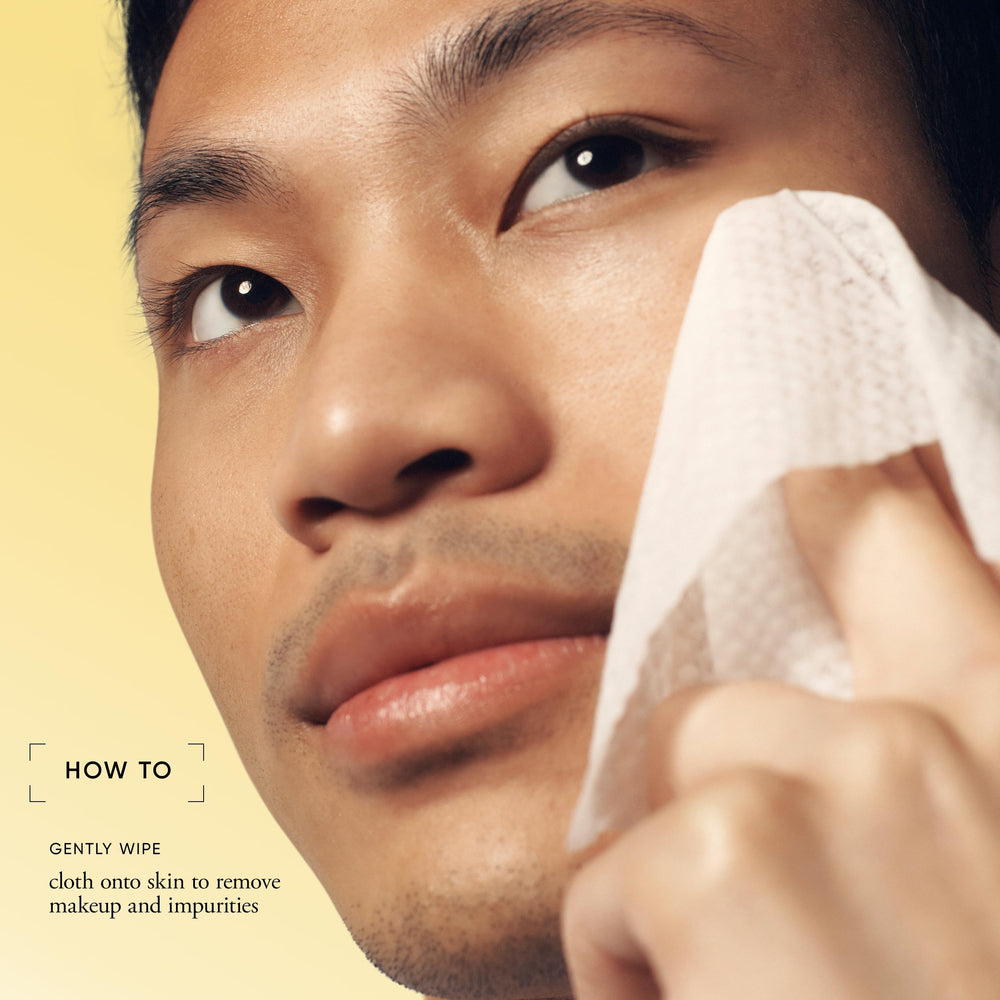 philosophy close-up of ultra-soft cloth texture for gentle cleansing