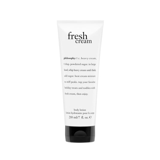 philosophy front bottle showing label and size, presents clear product identity and benefit
