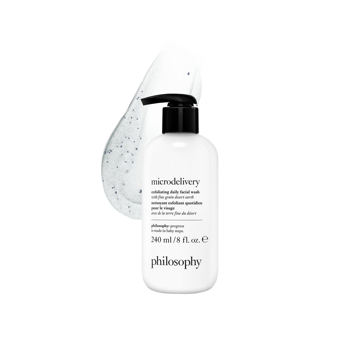 philosophy front packaging showing product and clear label for easy identification