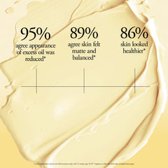 philosophy moisturizer applied on hand, demonstrates quick absorption and shine control benefit