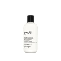 philosophy pure grace front bottle product shot showing clean packaging and hydration benefit