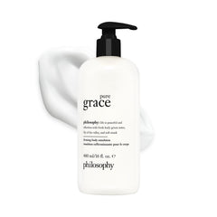 philosophy pure grace front bottle showing label and size for quick recognition and choice