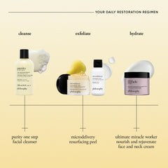 philosophy purity makeup removal demonstration showing effective cleansing benefit