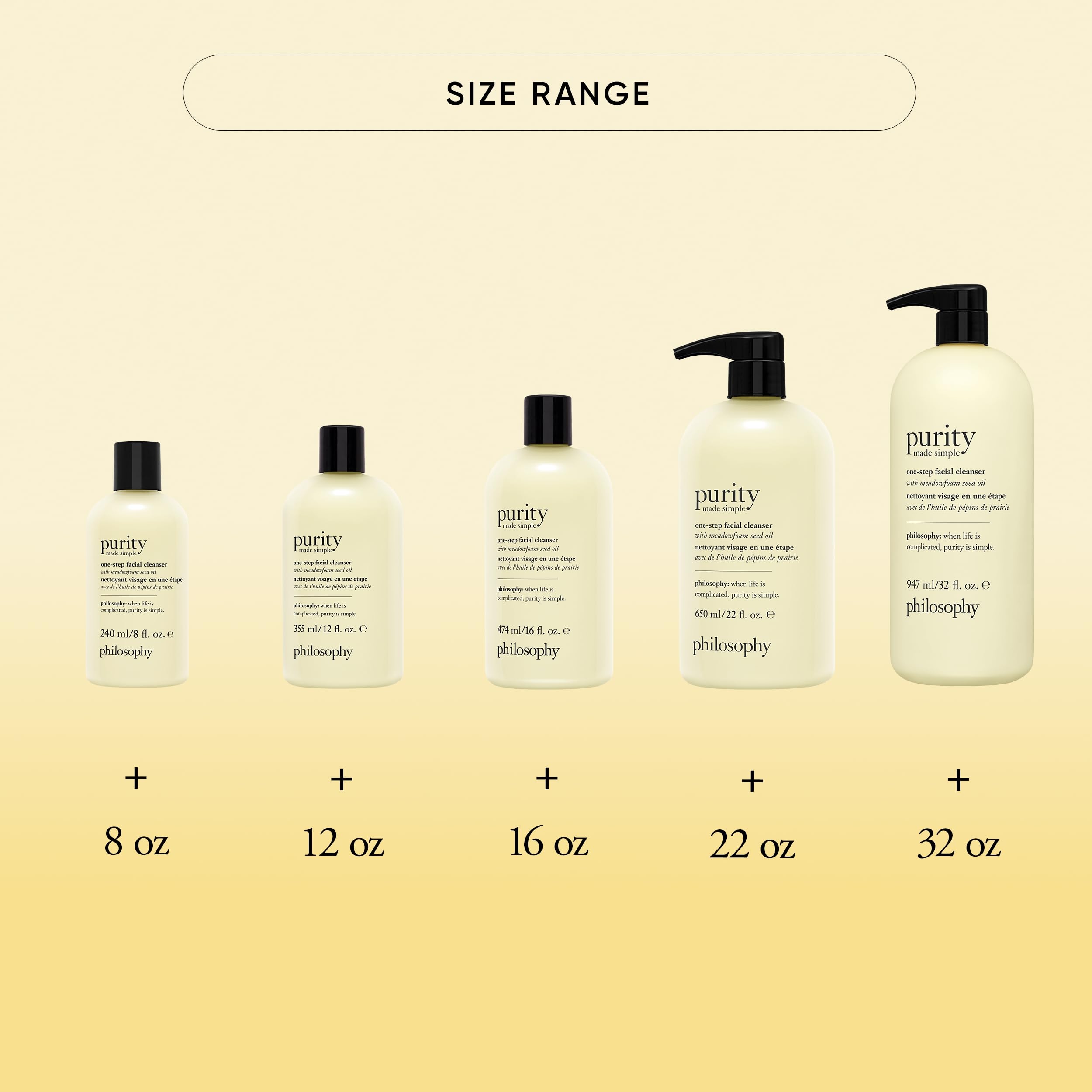philosophy purity packaging flatlay showing product presentation and gift-ready benefit