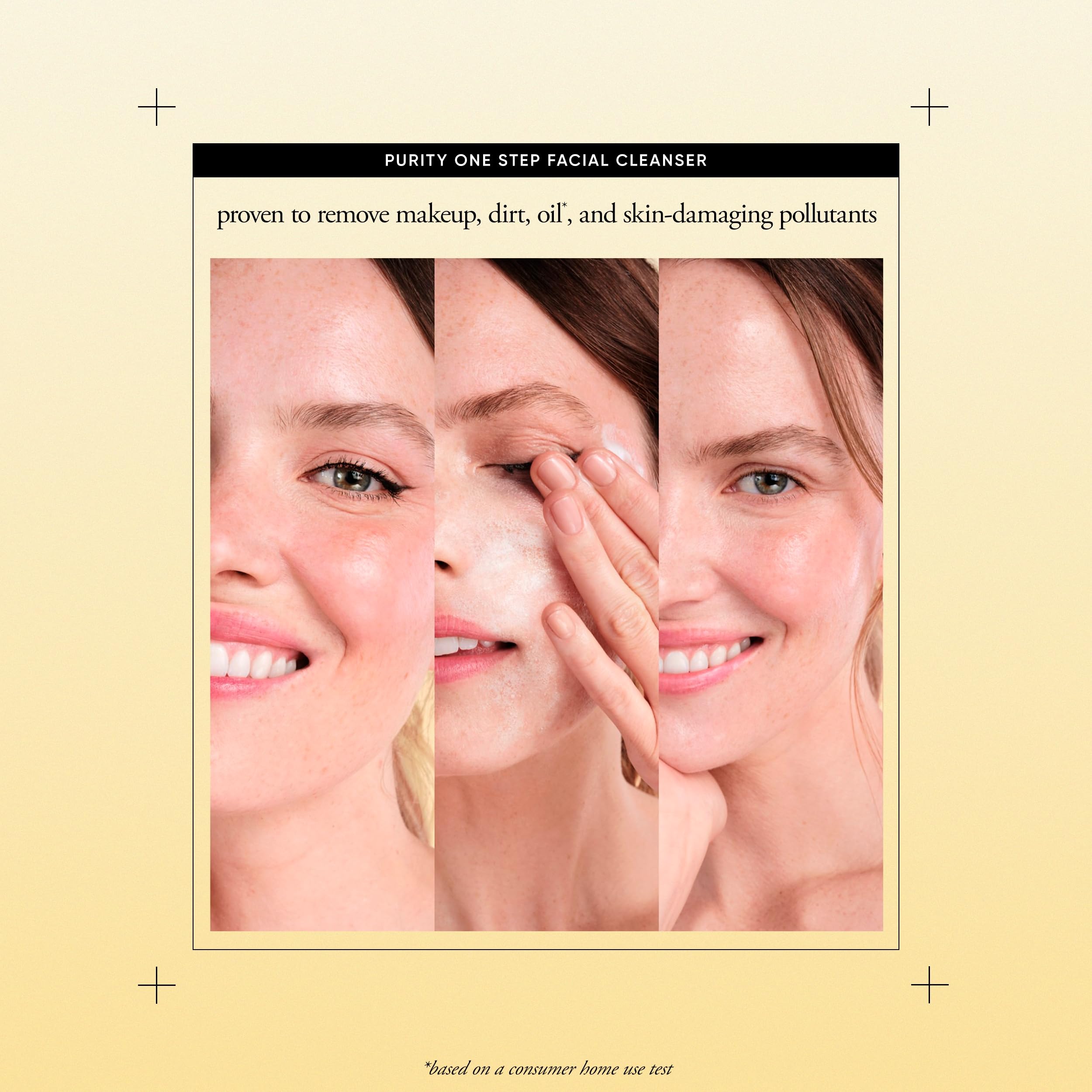 philosophy removing makeup from face showing effective impurity lift-off